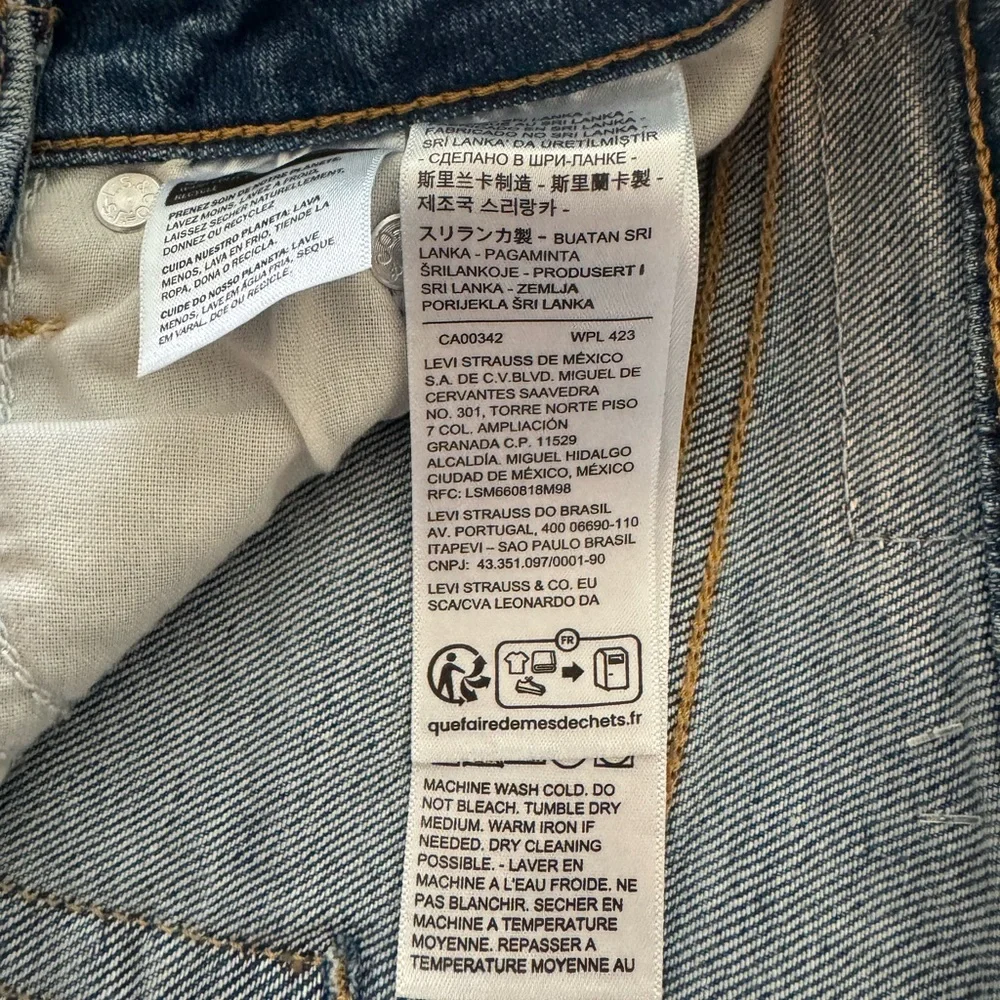 Levi's Blue Denim Jean Shorts